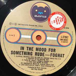 Foghat - In The Mood For Something Rude Vinyl LP (Used)