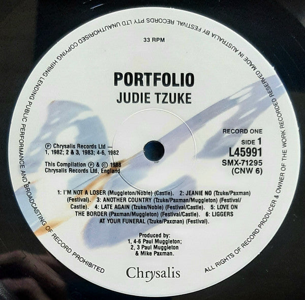 Judie Tzuke - Portfolio A Message From Radio City Vinyl 2LP (Used)
