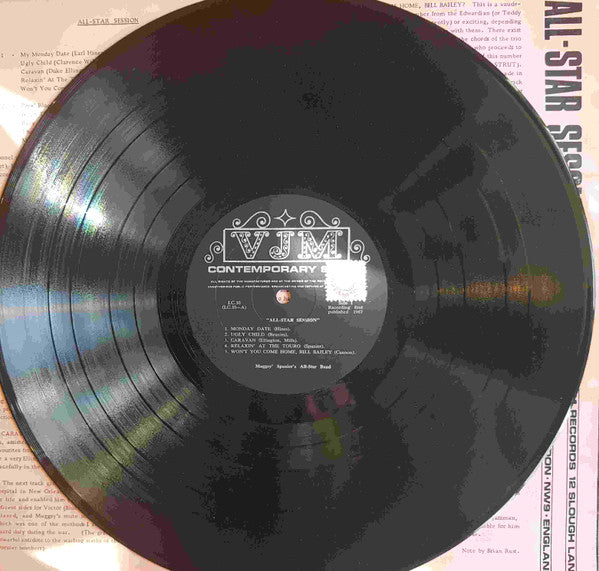 Muggsy Spanier, Earl Hines, Darnell Howard, Jimmy Archey, Pops Foster & Earl Watkins - All-Star Session Vinyl LP (Used)