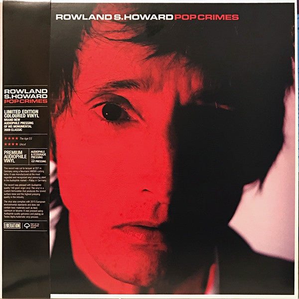 Rowland S Howard - Pop Crimes Red Coloured Vinyl LP