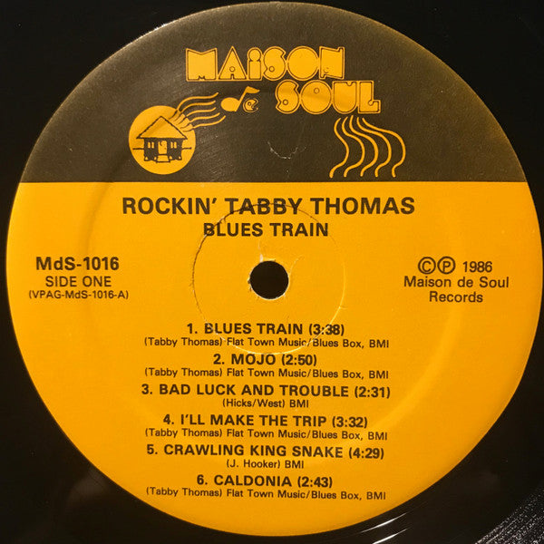 Rockin' Tabby Thomas - Blues Train Vinyl LP (Used)