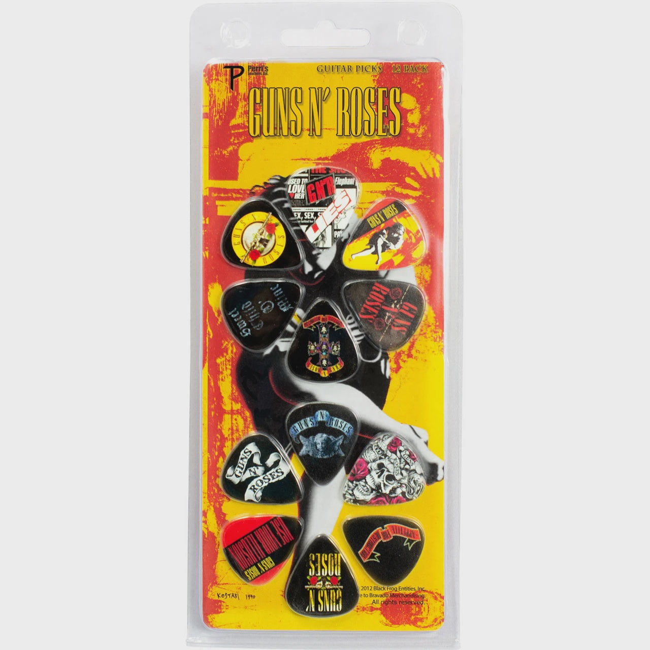 Guns N' Roses - Album Covers 12-Pack Plectrum Pack