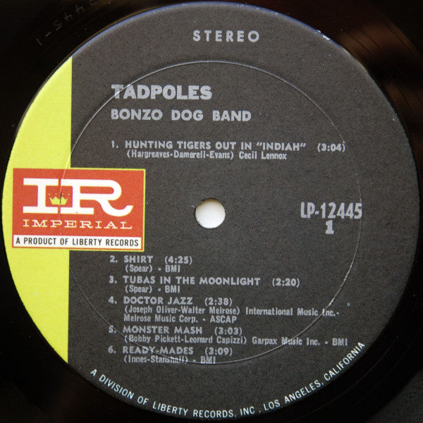 Bonzo Dog Band - Tadpoles Vinyl LP (Used)