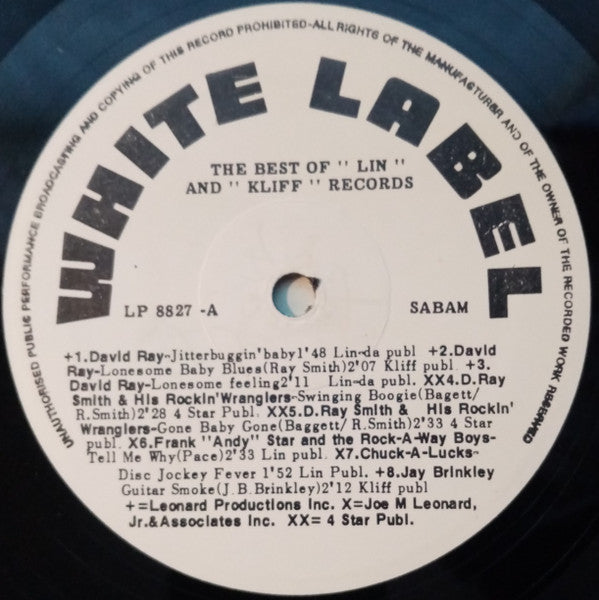 Various Artists - Rock-A-Billy Time (The Best Of (Lin) And (Kliff) Records) Vinyl LP (Used)