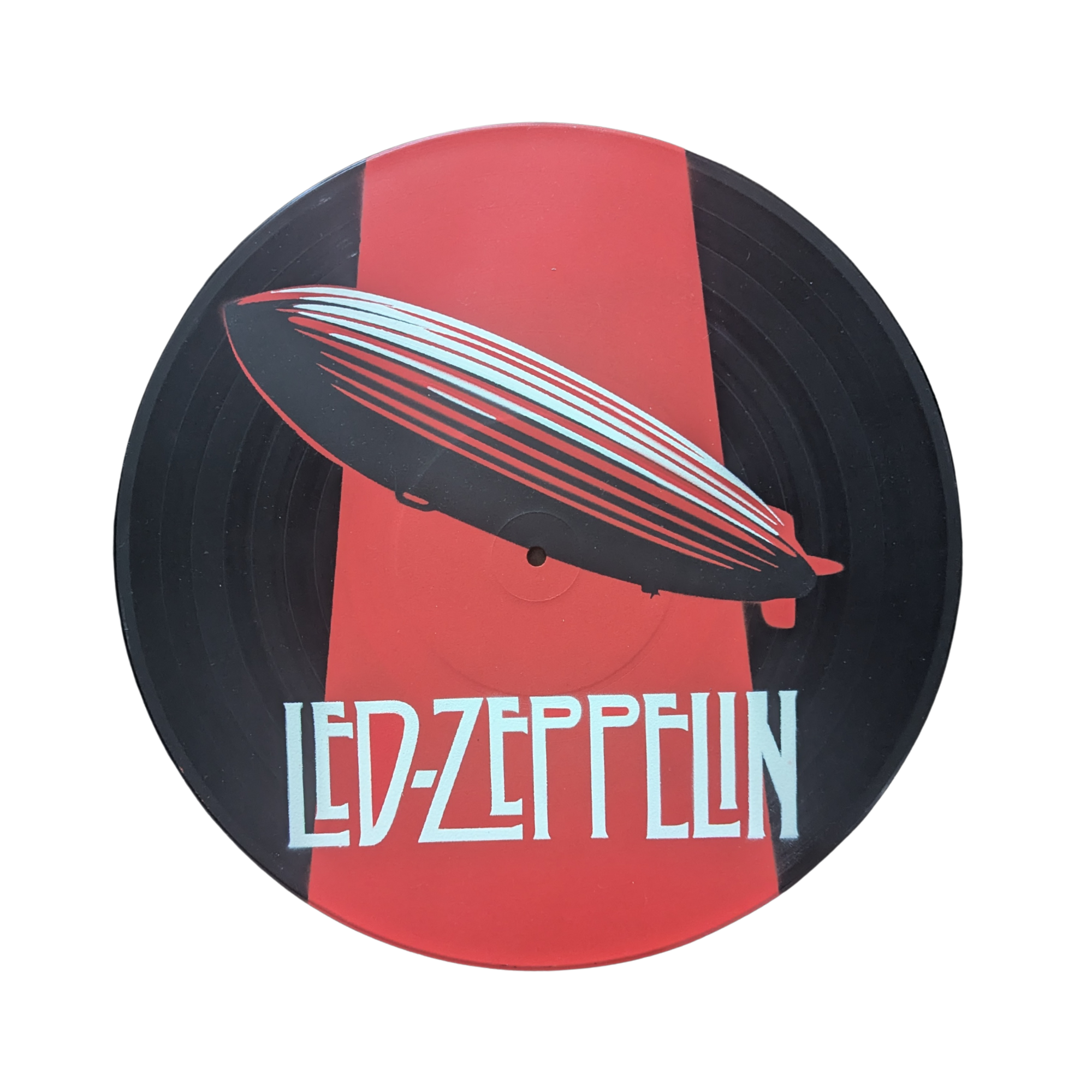 Vinyl Art - Led Zeppelin Spray-Painted Vinyl