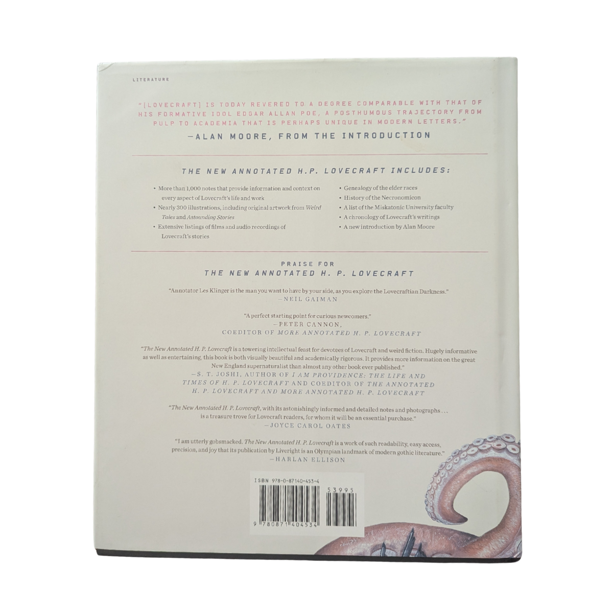 The New Annotated H.P. Lovecraft By Leslie S. Klinger Book