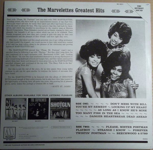 Marvelettes - Greatest Hits Vinyl LP (Used)