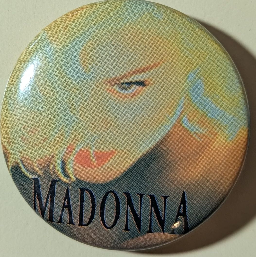 Madonna - Express Yourself!! 1990 Original Set Of 3 Bad Toy Inc Vintage Badges
