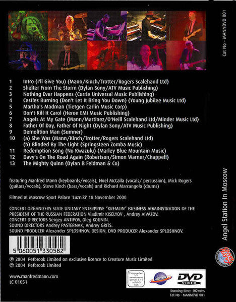 Manfred Mann's Earth Band – Angel Station In Moscow DVD