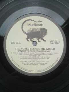 Premiata Forneria Marconi - The World Became The World Vinyl LP (Used)