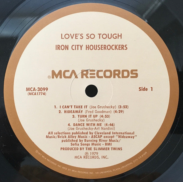 Iron City Houserockers - Love's So Tough Vinyl LP (Used)