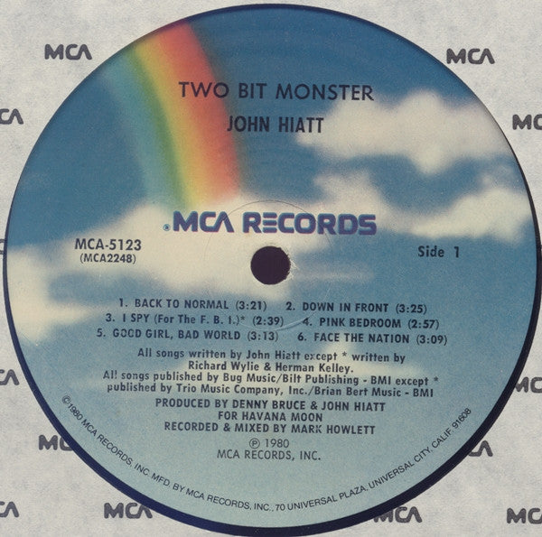 John Hiatt - Two Bit Monsters Vinyl LP (Used)