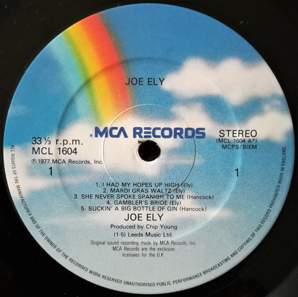 Joe Ely - Joe Ely Vinyl LP (Used)