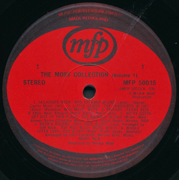 Various Artists - The Most Collection Volume 1 Vinyl LP (Used)