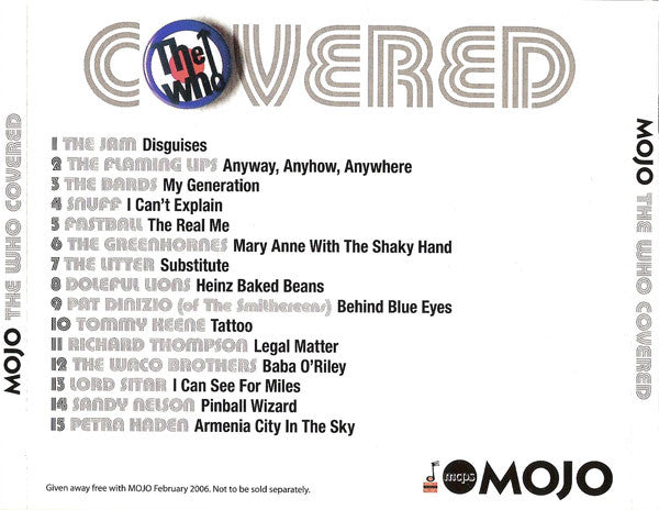 Various Artists - The Who Covered CD
