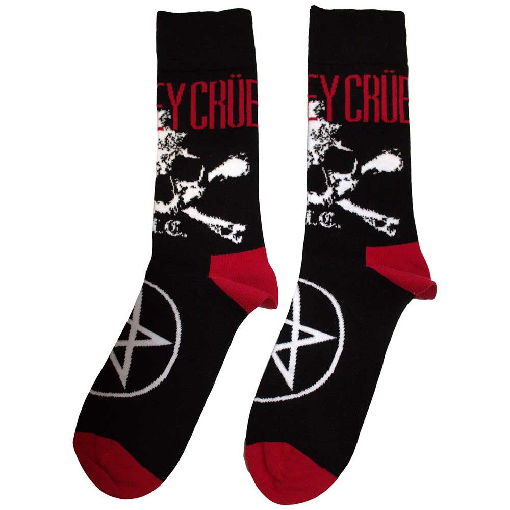 Motley Crue - Skull & Crossbones Unisex Socks