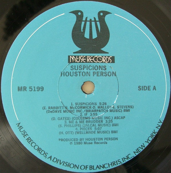 Houston Person - Suspicions Vinyl LP (Used)