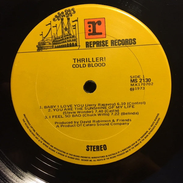 Cold Blood - Thriller! Vinyl LP (Used)