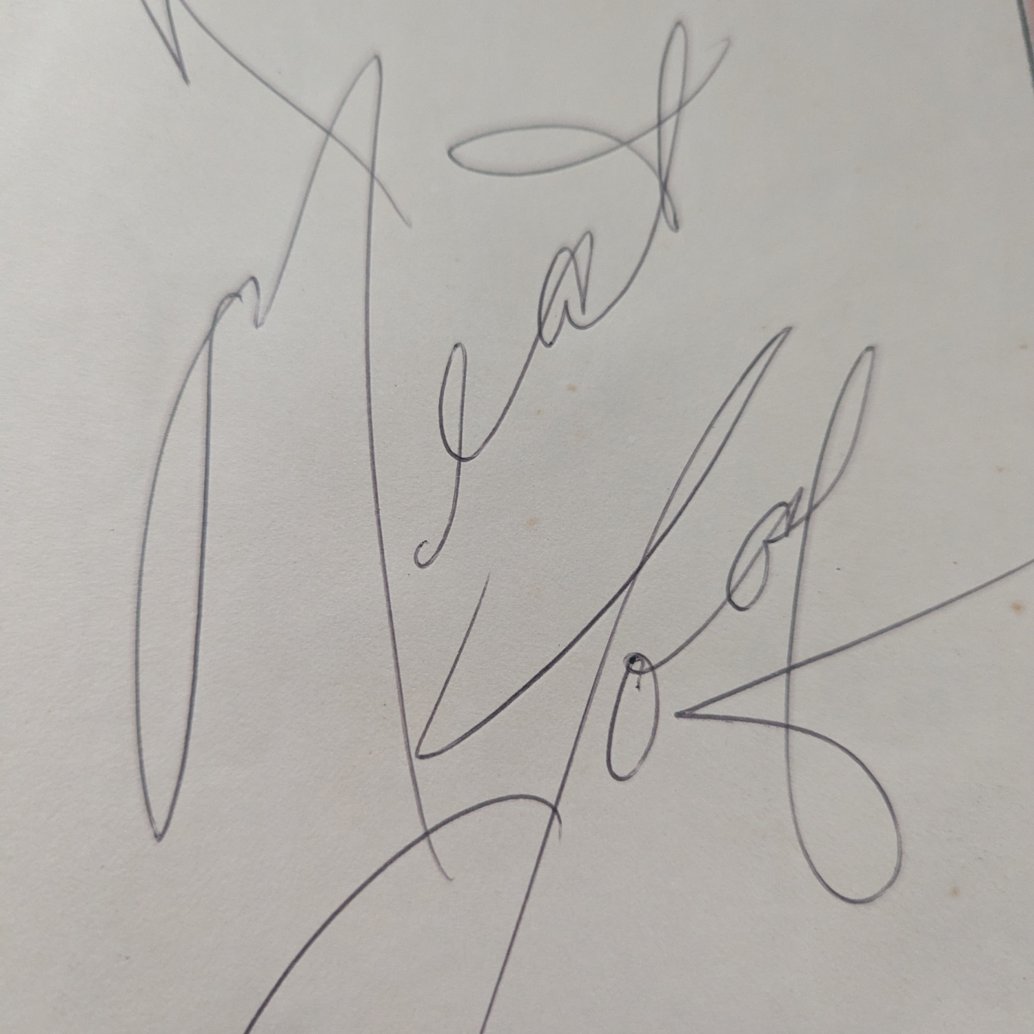 Meatloaf - Autograph On Paper