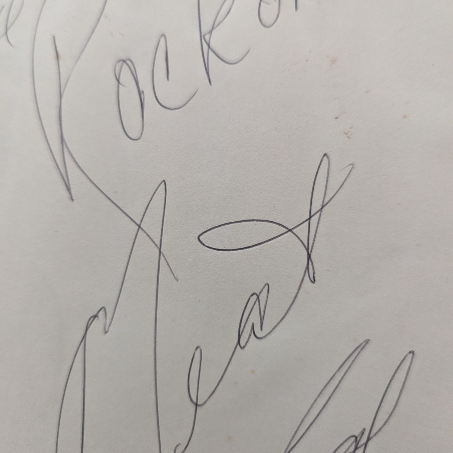 Meatloaf - Autograph On Paper