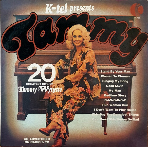 Tammy Wynette - K-Tel Presents Tammy 20 Greatest Hits Of Tammy Wynette Vinyl LP (Used)