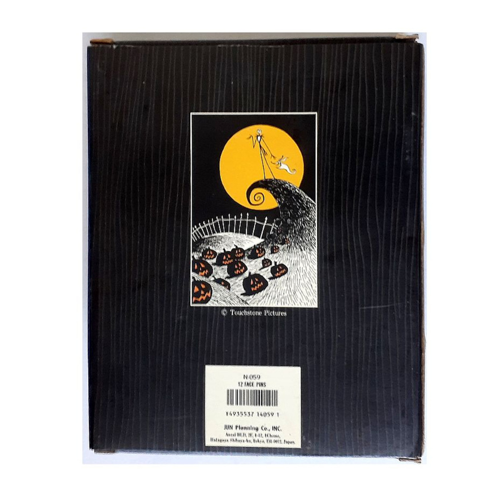 Nightmare Before Christmas - Framed Set Of 12 Faces of Jack Collectable Pins/Brooches