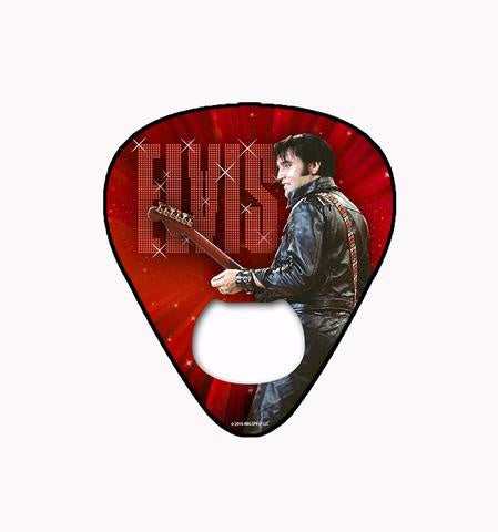 Elvis Presley - Guitar Pick Shaped Magnetic Bottle Opener