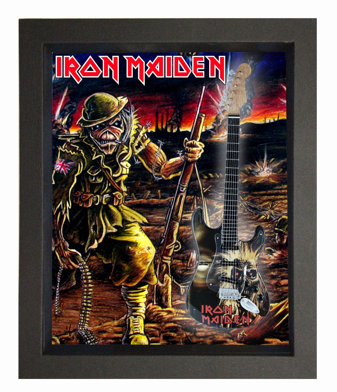 Iron Maiden - Eddie The Head Shadow Box
