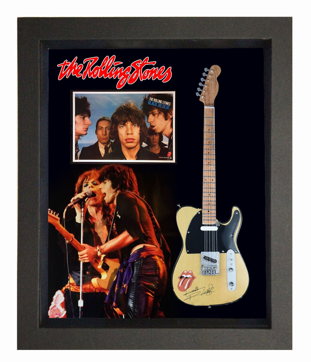 Rolling Stones - Black & Blue Shadow Box