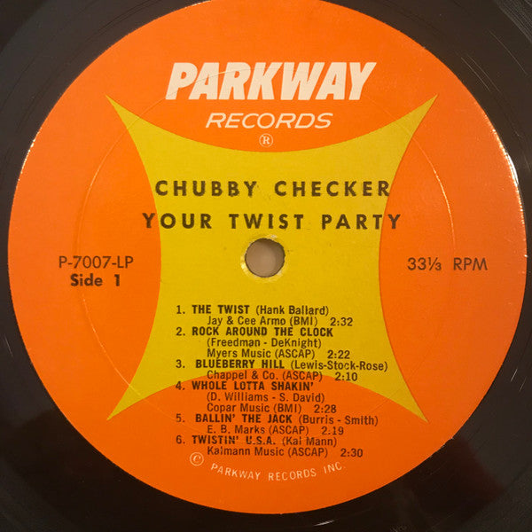Chubby Checker - Your Twist Party (With The King Of Twist) Vinyl LP (Used)