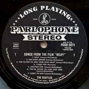 Beatles - Help! Stereo Vinyl LP (Used)