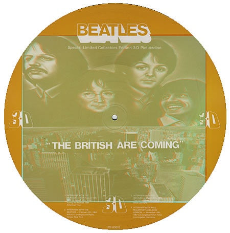 Beatles - The British Are Coming Limited Edition 3D Picture Disc Vinyl LP (Used)