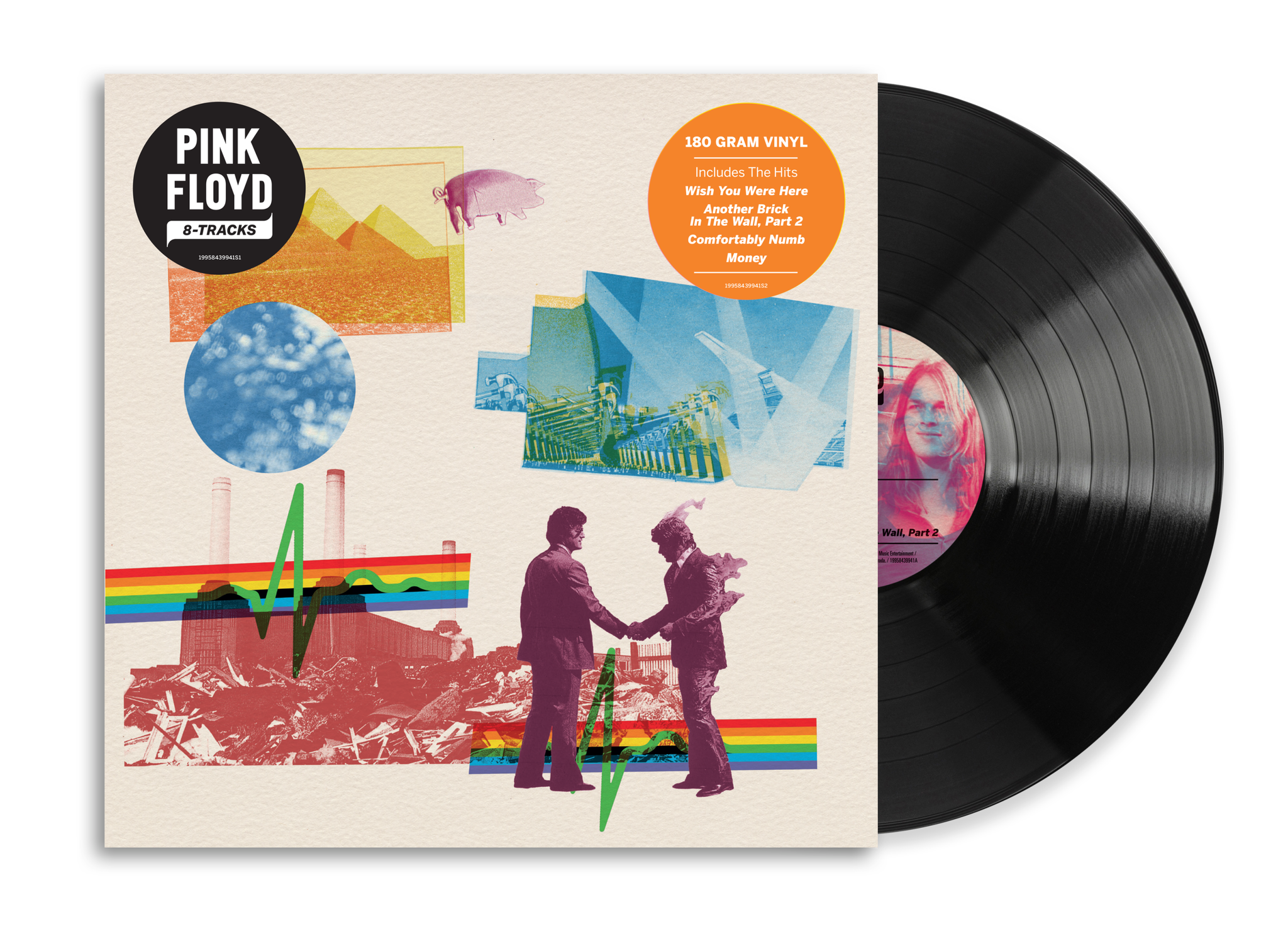 Pink Floyd - 8-Tracks Compilation Vinyl LP