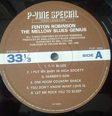 Fenton Robinson - The Mellow Blues Genius Vinyl LP (Used)