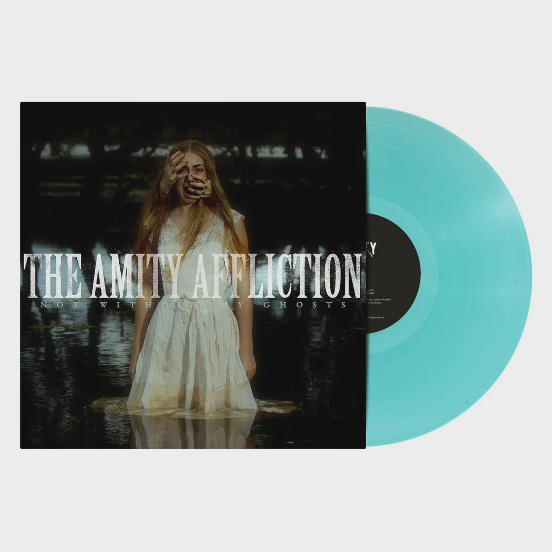 Amity Affliction - Not Without My Ghosts Electric Blue Coloured Vinyl LP