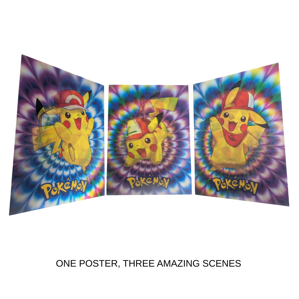 Various Pokemon Character - 3D Lenticular Poster