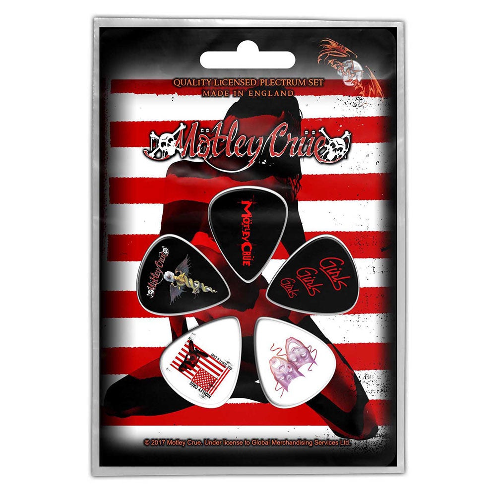 Motley Crue - Red, White & Crue Plectrum Pack