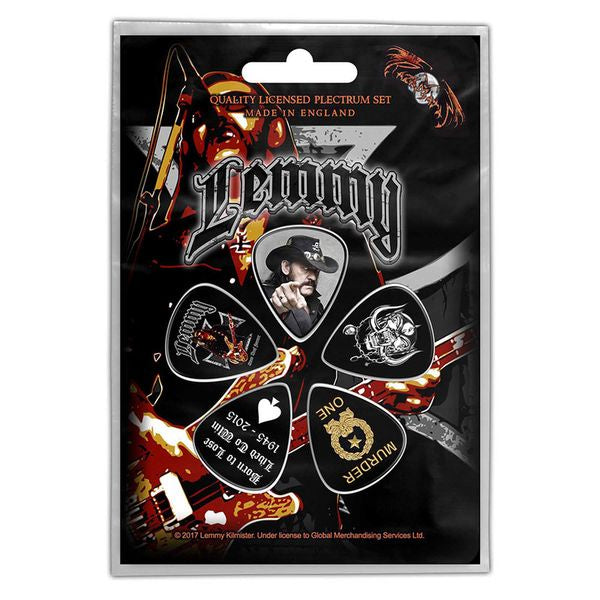 Motorhead - Lemmy Stone Deaf Forever Plectrum Pack
