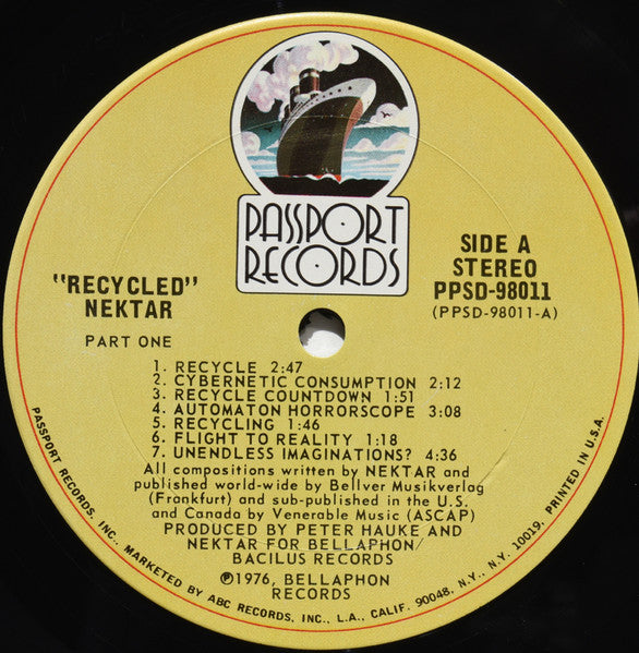 Nektar - Recycled Vinyl LP (Used)