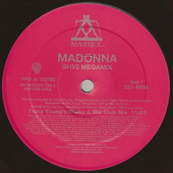 Madonna - GHV2 Megamix Vinyl LP (Used)