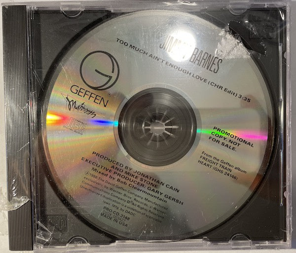 Jimmy Barnes - Too Much Ain't Enough Love CD PROMO