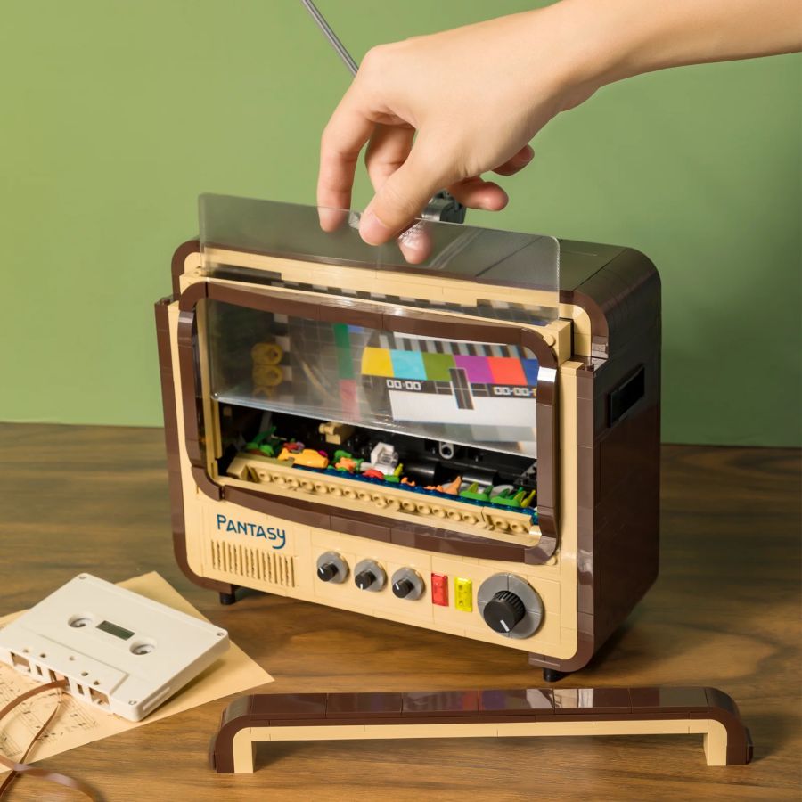 Joyside Series - Retro 1960s Television (1208 Piece Kit)