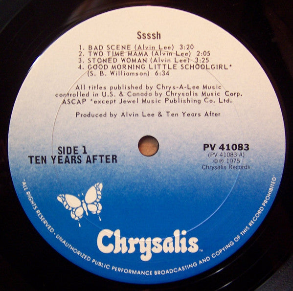 Ten Years After - Ssssh. Vinyl LP (Used)