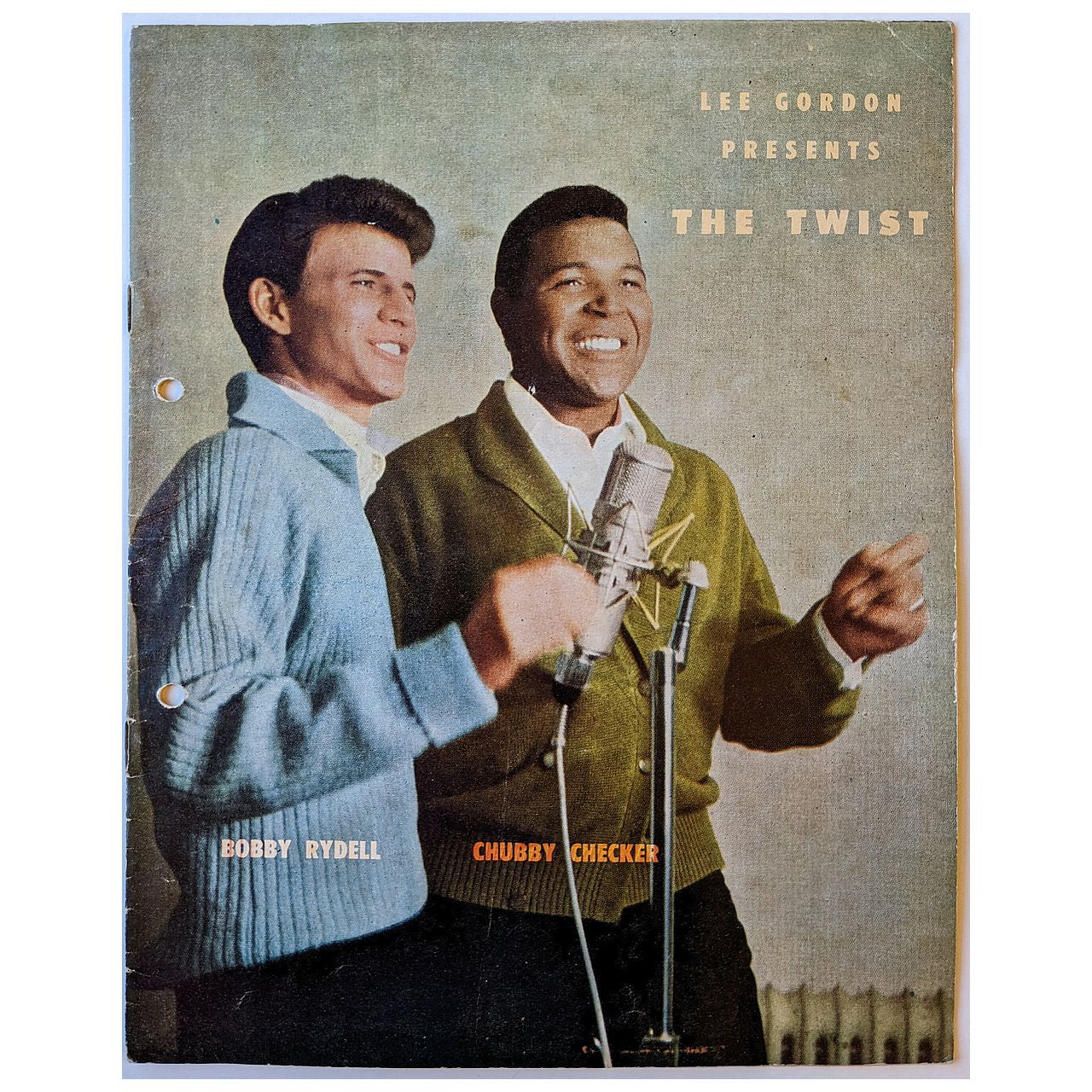 Chubby Checker & Bobby Rydell - Lee Gordon Presents The Twist 1962 Australian Original Concert Tour Program
