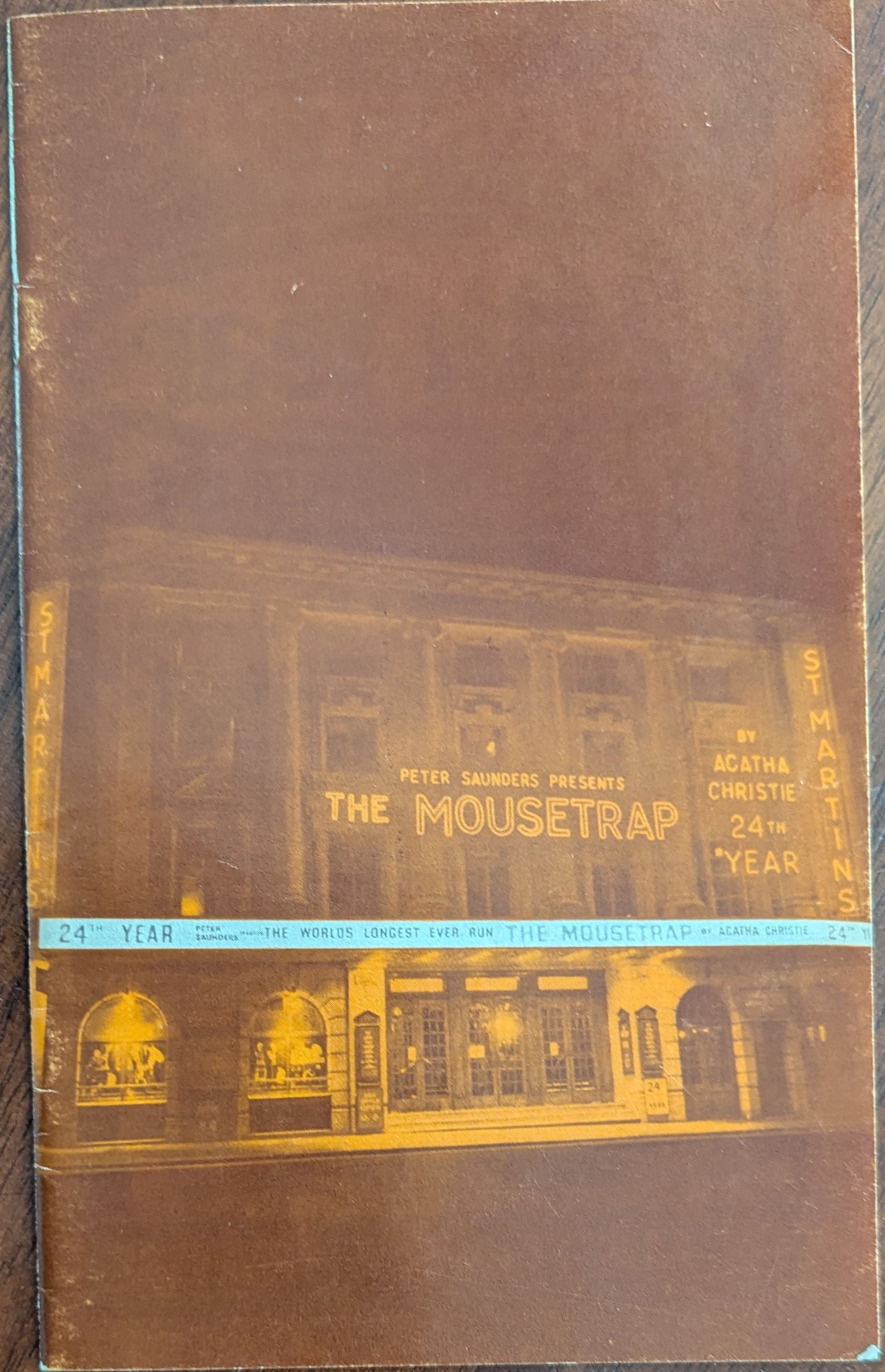 Mousetrap By Agatha Christie 1976 Program
