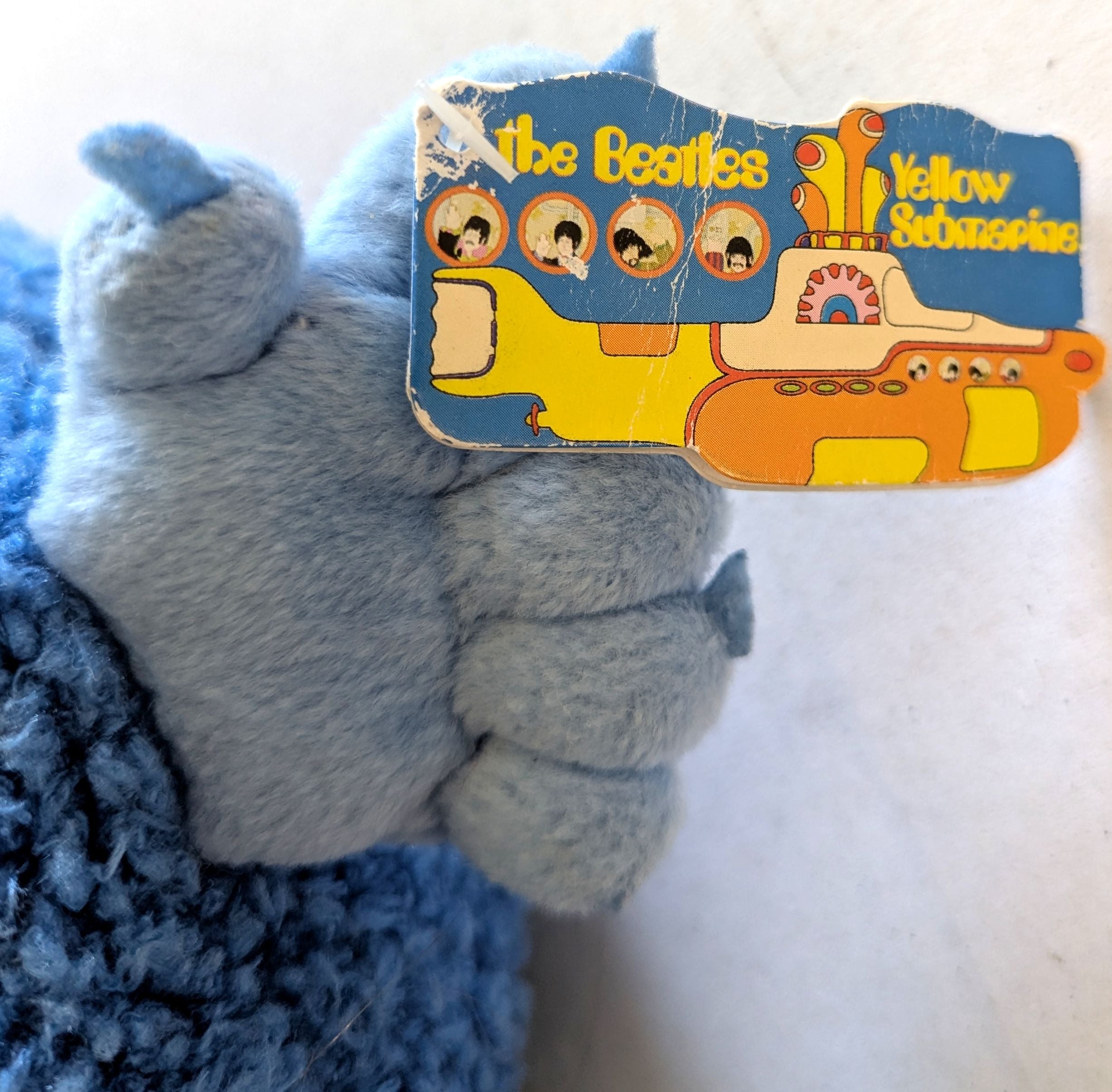 Beatles - Vintage 1999 Blue Meanie Plush Beanbag Toy