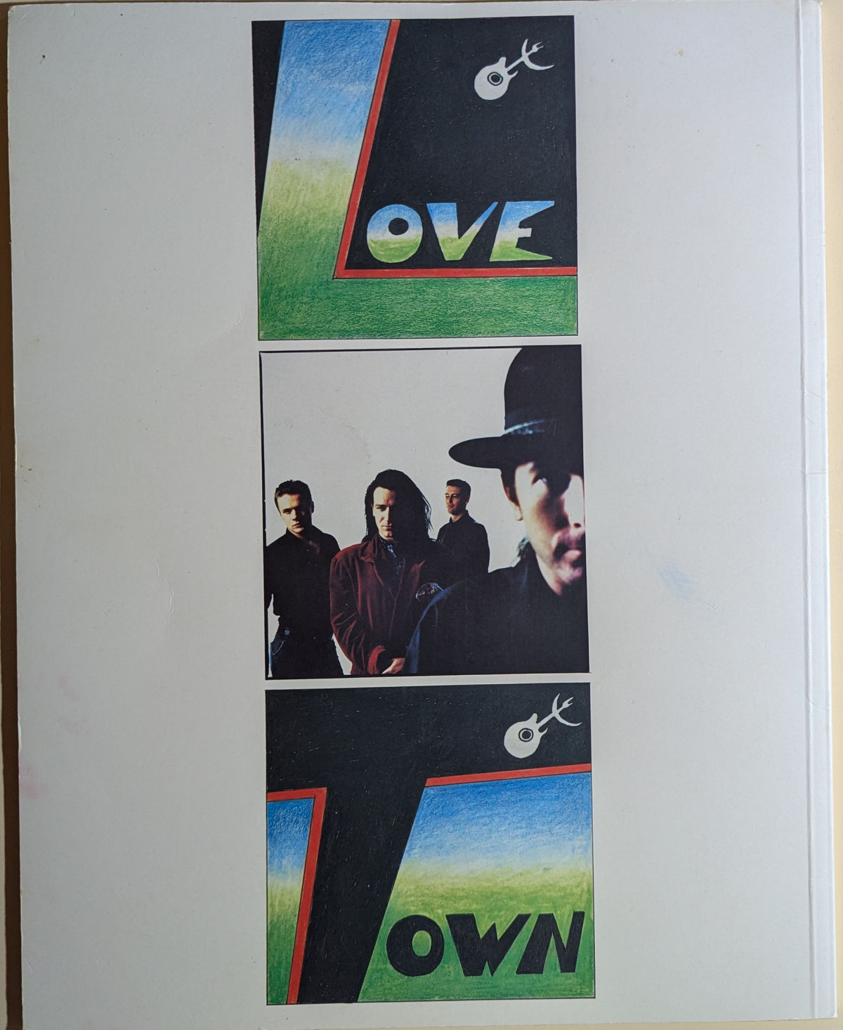 U2 - Love Comes To Town 1989 Original Concert Tour Program