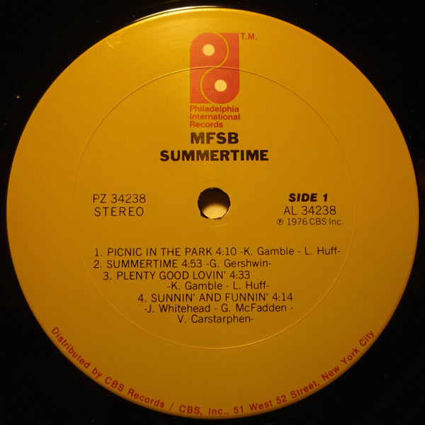 MFSB - Summertime Vinyl LP (Used)