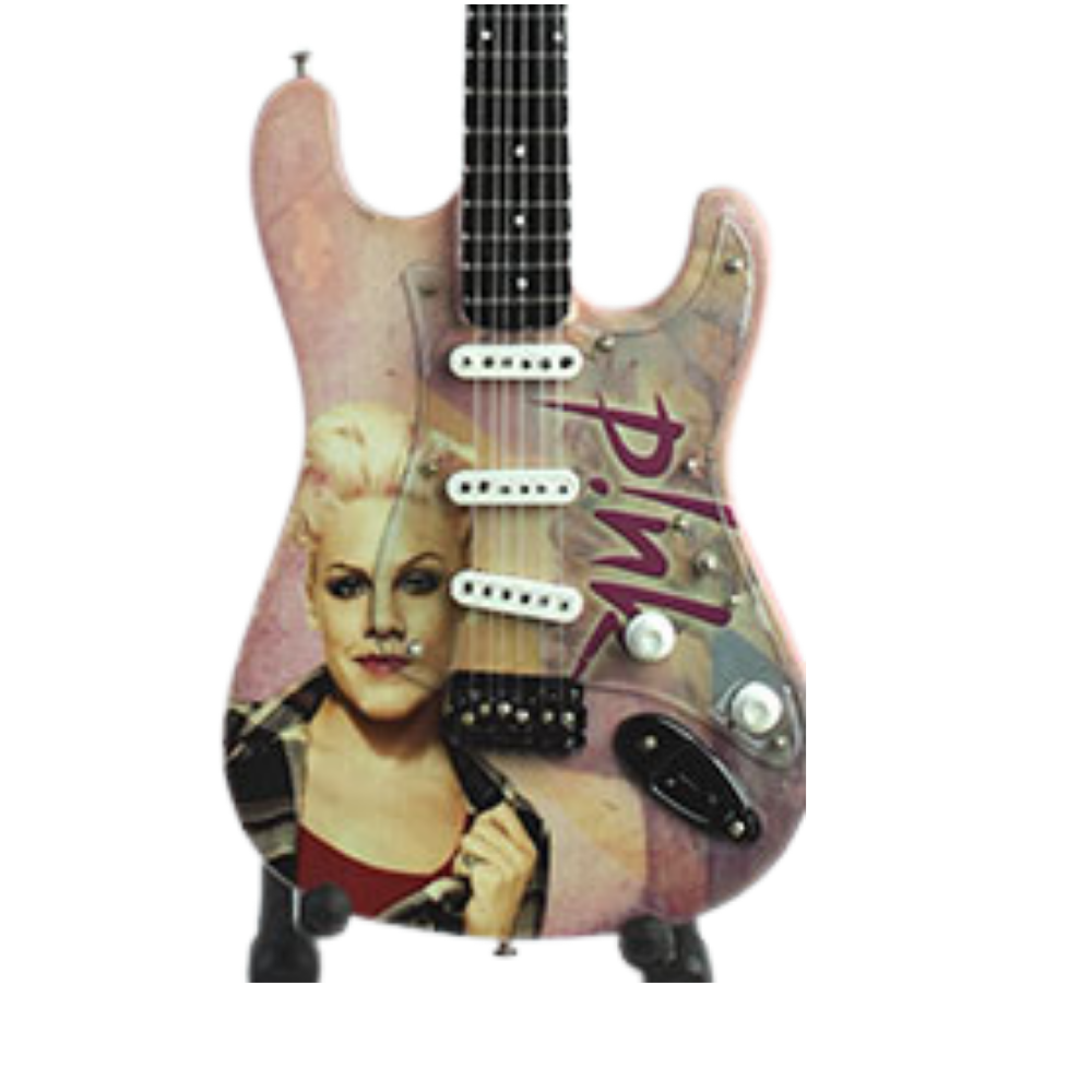 Pink - Pink Miniature Guitar