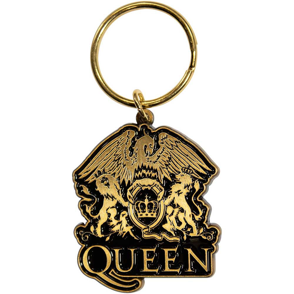 Queen - Gold Crest Keychain